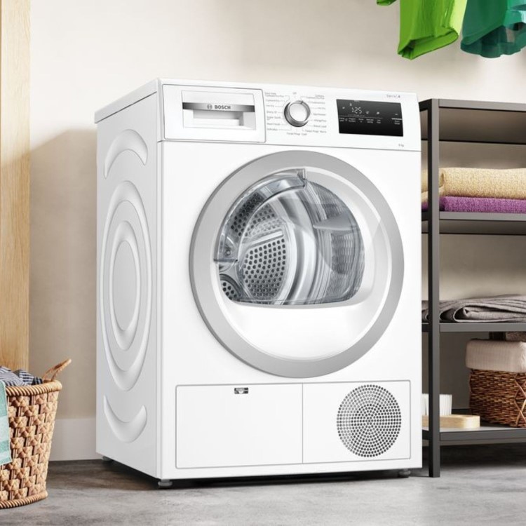 Bosch Series 4 8kg Condenser Tumble Dryer - White