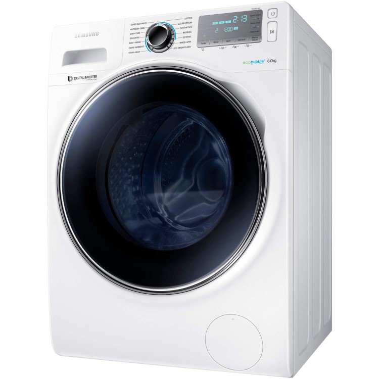 Samsung WW80H7410EW EcoBubble 8kg 1400rpm Freestanding Washing Machine White