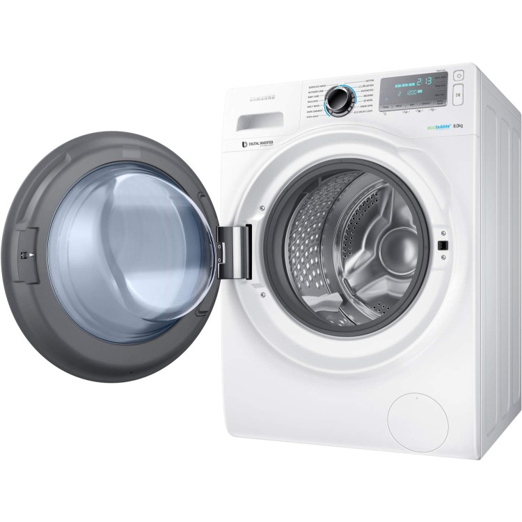 Samsung WW80H7410EW EcoBubble 8kg 1400rpm Freestanding Washing Machine White