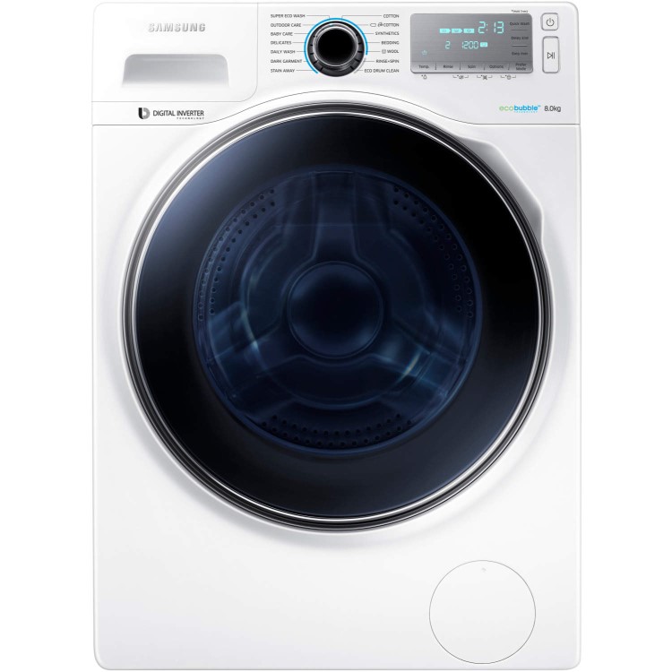 Samsung WW80H7410EW EcoBubble 8kg 1400rpm Freestanding Washing Machine White