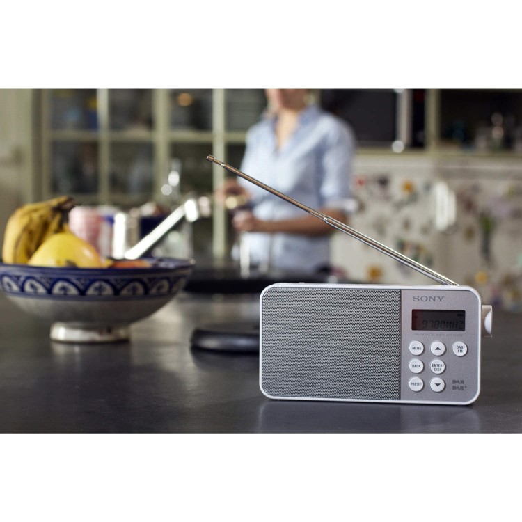 Sony XDR-S40D Portable DAB Radio - White