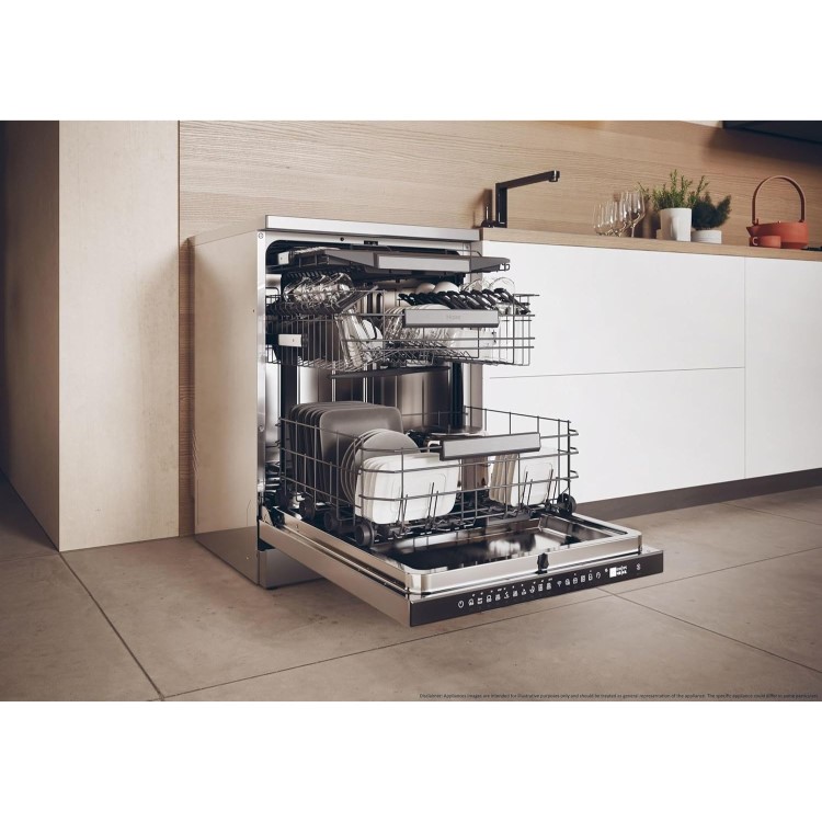 Haier Series 3 Freestanding Dishwasher - Stainless Steel