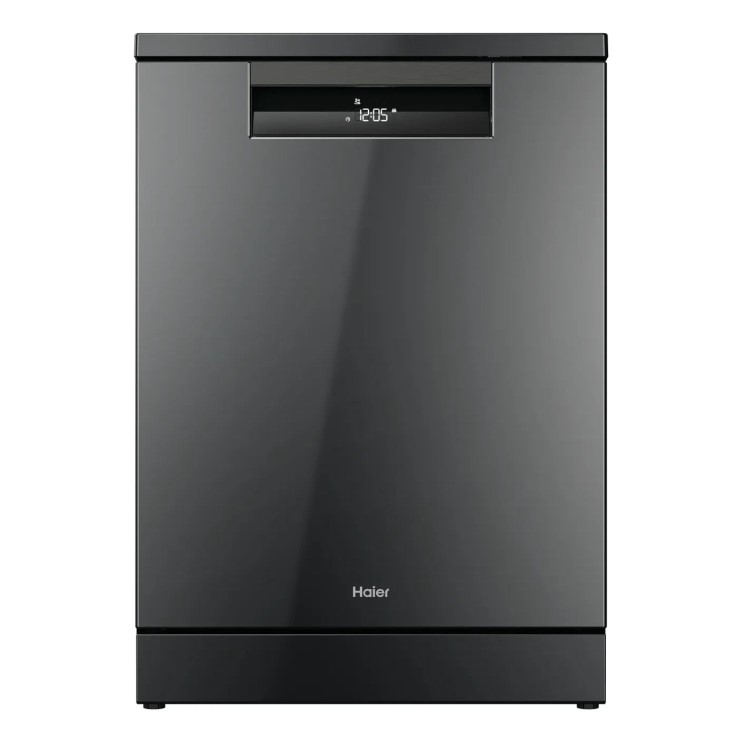 Haier Series 5 16 Place Settings Freestanding Dishwasher - Graphite