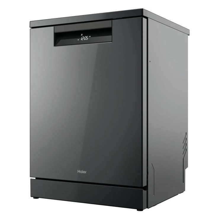 Haier Series 5 16 Place Settings Freestanding Dishwasher - Graphite