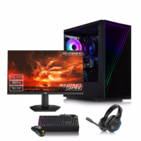 AWD IT X Infiniti AMD Ryzen 5 5500 RTX 3050 6GB 16GB 1TB SSD Windows 11 Gaming PC + 24" 180Hz IPS FHD Gaming Monitor