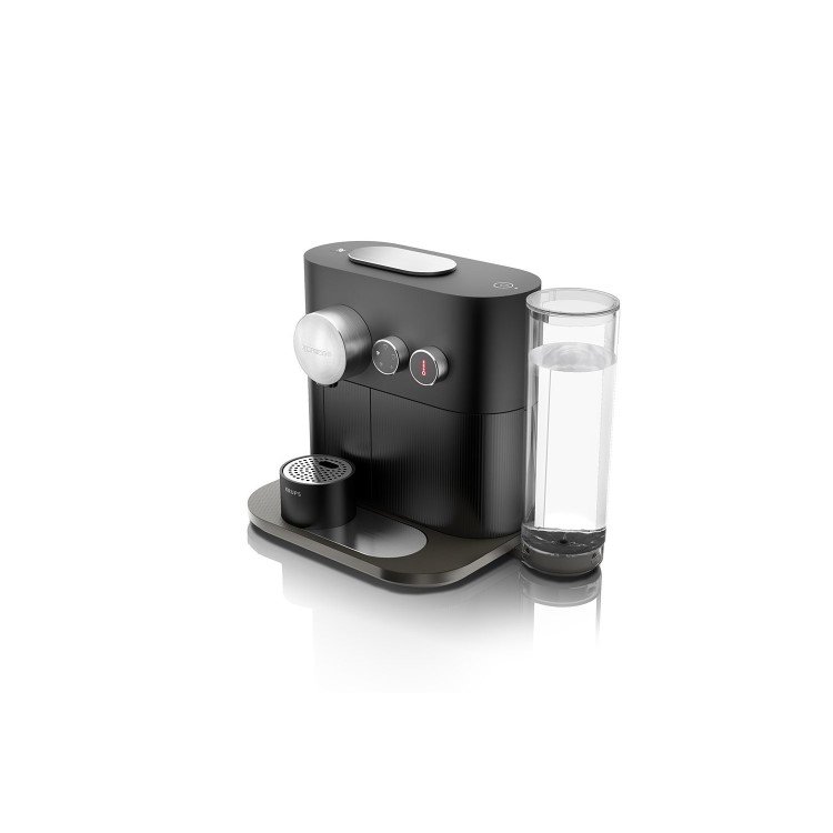 Krups XN601840 Nespresso Expert Coffee Machine With Aeroccino - Black