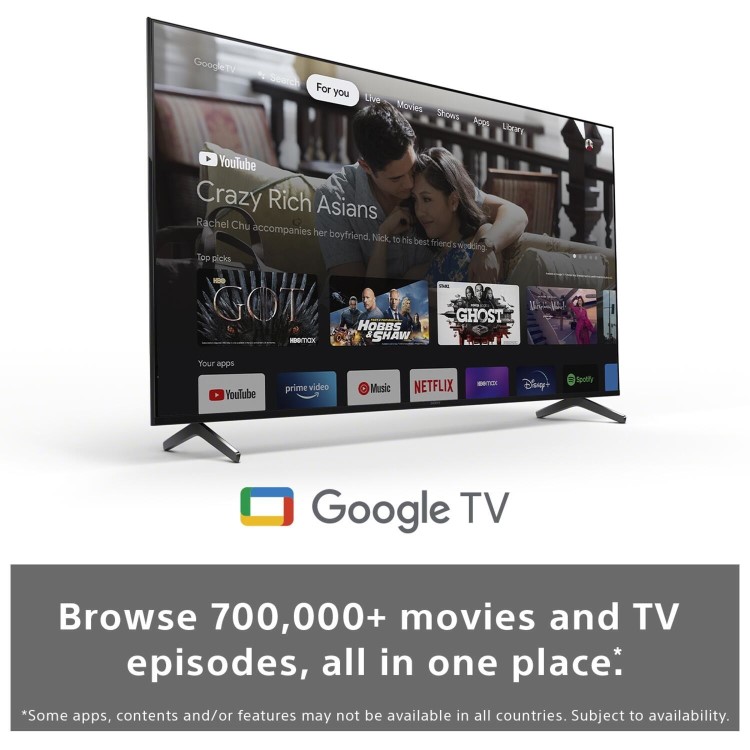 Sony X90J BRAVIA XR 65 Inch Full Array LED 4K HDR Google Smart TV
