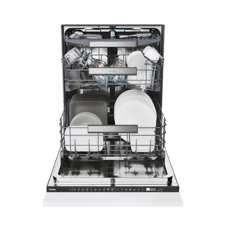 Refurbished Haier I-PRO Shine Series 2 XS4A4M4PB-80 14 Place Fully Integrated Dishwasher