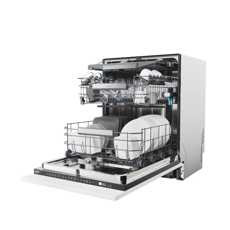 Refurbished Haier I-PRO Shine Series 2 XS4A4M4PB-80 14 Place Fully Integrated Dishwasher