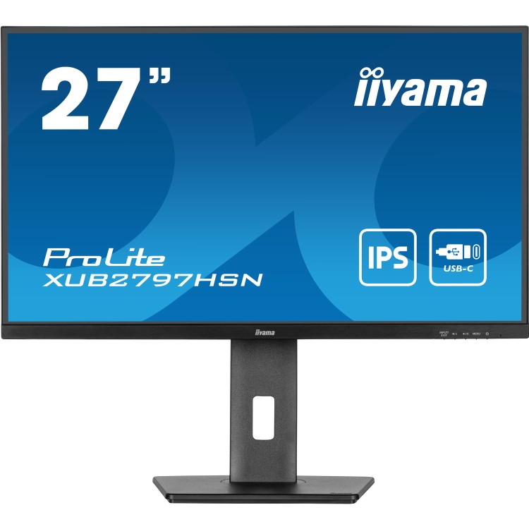 iiyama XUB2797HSN 27" IPS Full HD USB-C Dock Monitor 