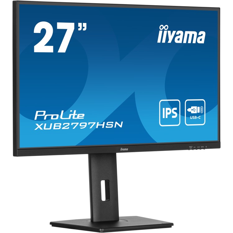 iiyama XUB2797HSN 27" IPS Full HD USB-C Dock Monitor 