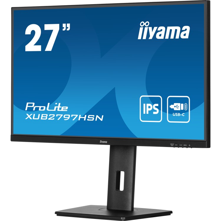 iiyama XUB2797HSN 27" IPS Full HD USB-C Dock Monitor 