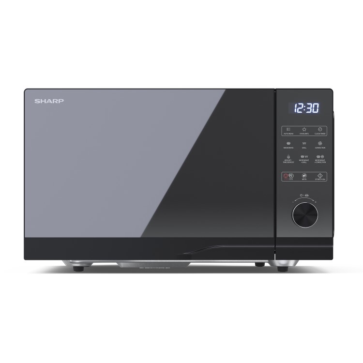 Sharp 25L Freestanding Combination Flatbed Microwave Oven & Grill - Black