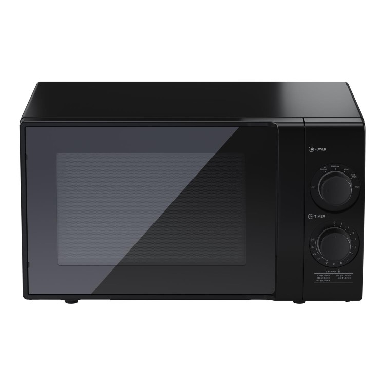 Sharp 20L Freestanding Solo Microwave Oven - Black