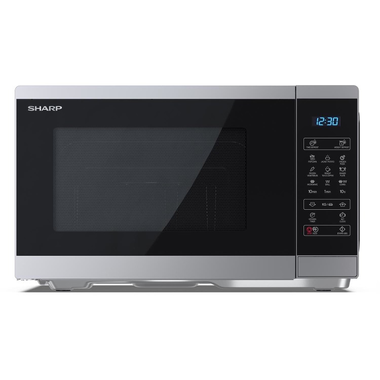 Sharp 25L Freestanding Digital Microwave & Grill - Silver