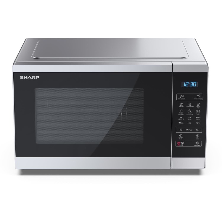 Sharp 25L Freestanding Digital Microwave & Grill - Silver