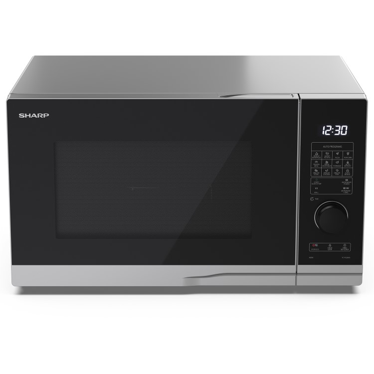 Sharp 25L Freestanding Digital Microwave Oven & Grill - Silver