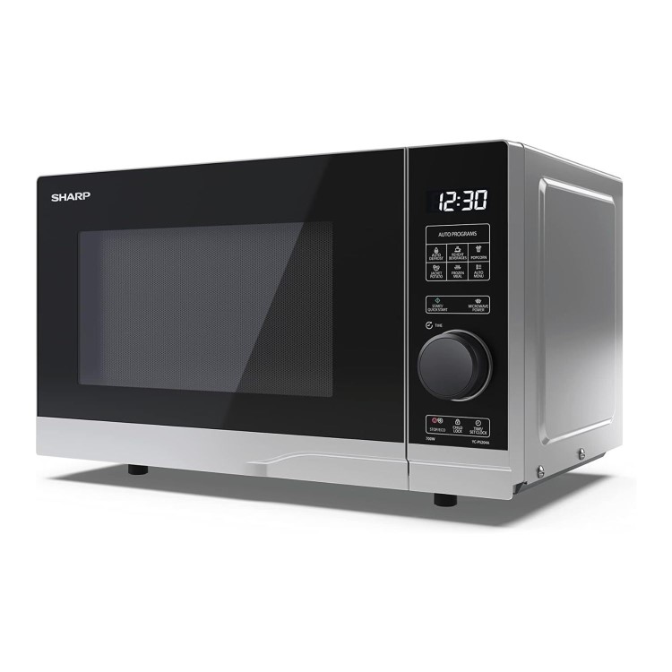 Sharp 20L Freestanding Solo Microwave Oven - Silver