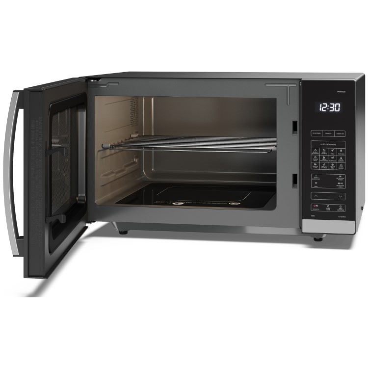 Sharp 30L Digital Flatbed Microwave with Grill - Black