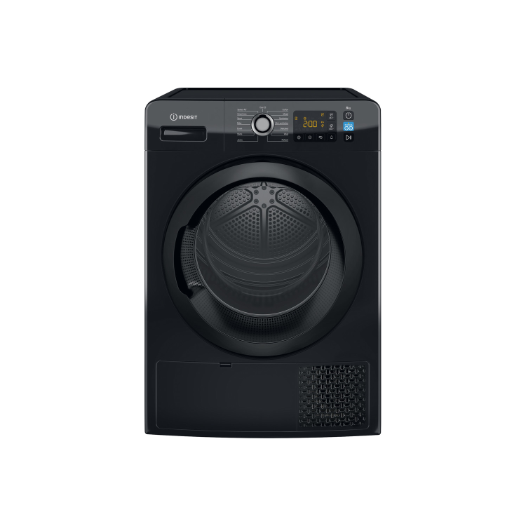 Indesit Push&Go 8kg Heat Pump Dryer - Black