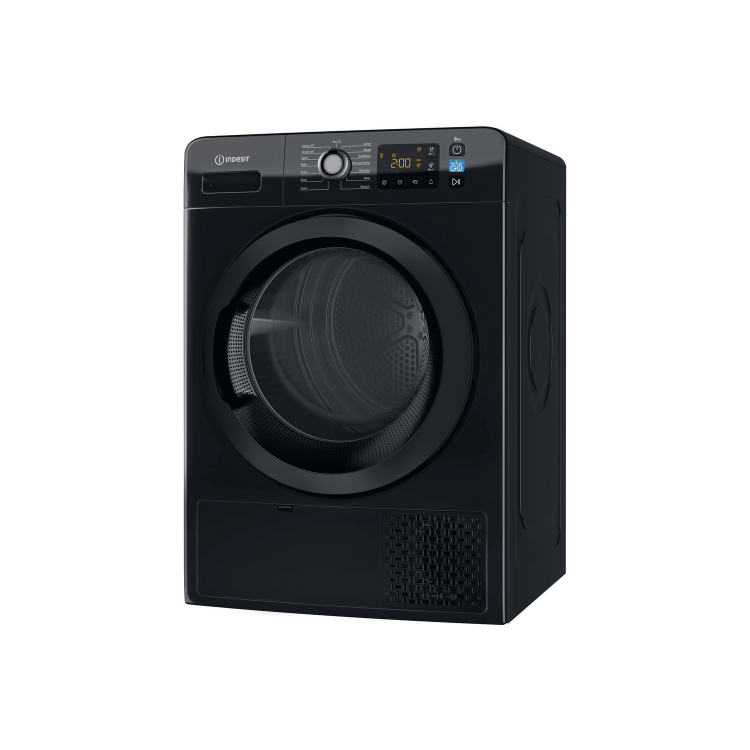 Indesit Push&Go 8kg Heat Pump Dryer - Black