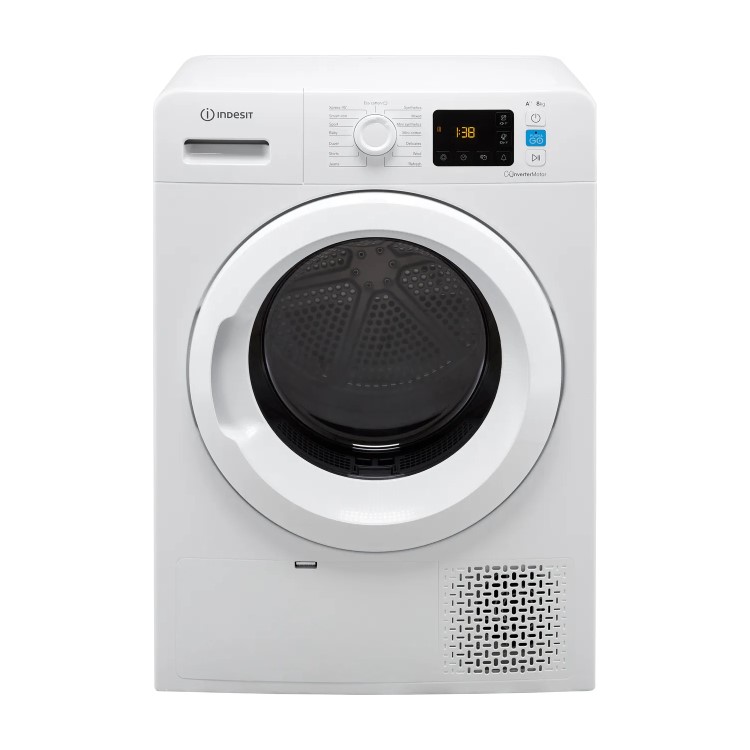 Indesit Push&Go 8kg Heat Pump Tumble Dryer - White