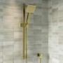 Brushed Brass Shower Slide Rail Kit - Zana