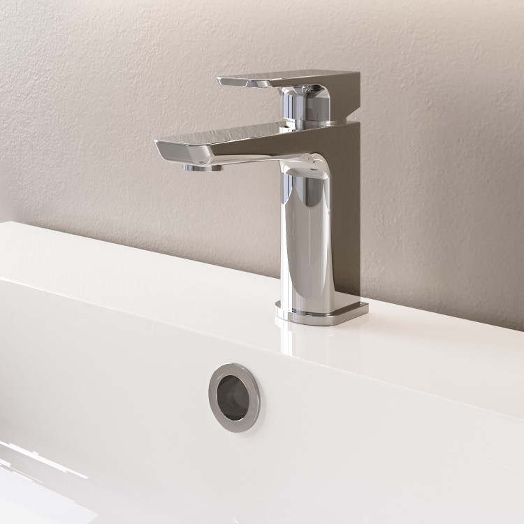 Chrome Mono Basin Mixer Tap - Zana