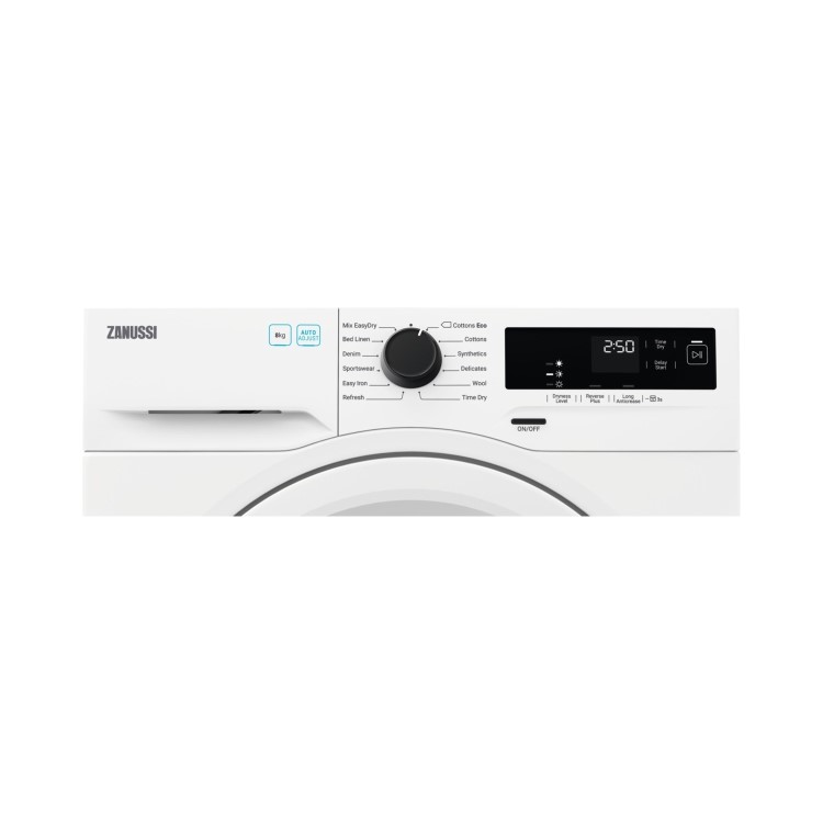 Zanussi AutoAdjust 8kg Heat Pump Tumble Dryer - White