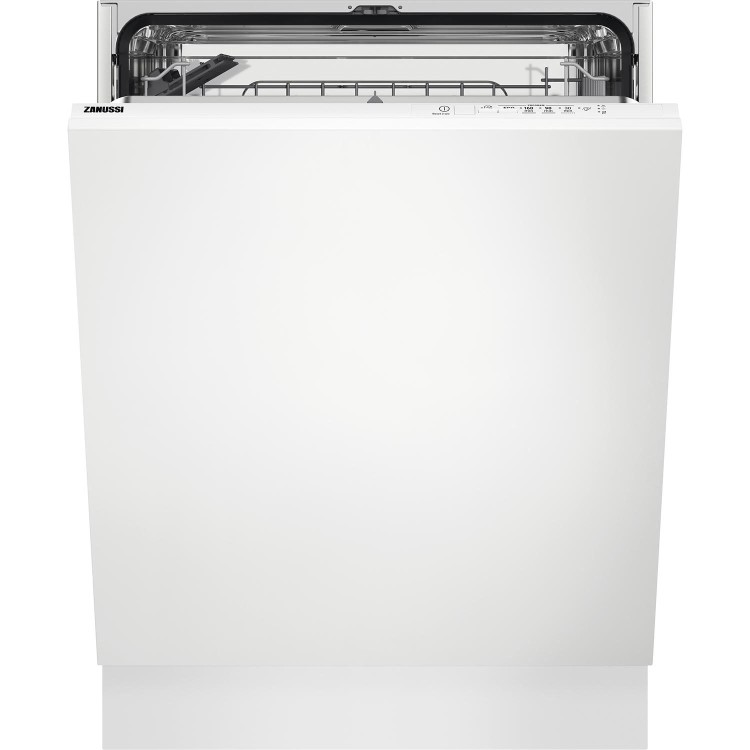 Zanussi Series 20 Integrated Dishwasher - White control panel