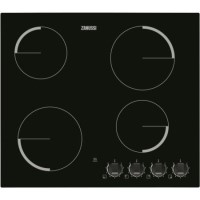 Zanussi ZEV6940FBA 59cm Four Zone Ceramic Hob Black