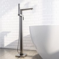 Gunmetal Freestanding Bath Mixer Tap - Zana