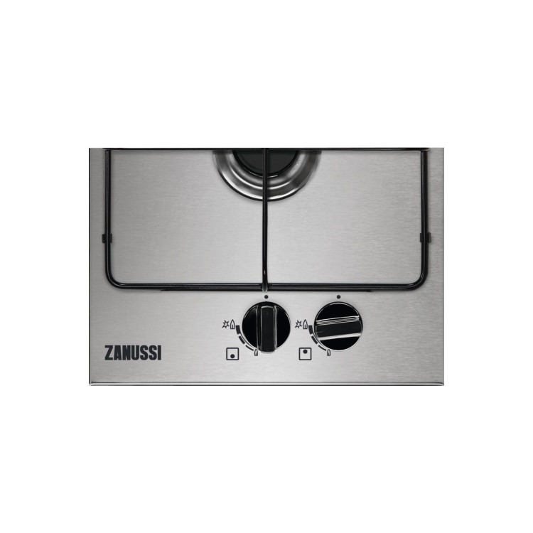 Zanussi Series 20 30cm Domino 2 Burner Gas Hob - Stainless Steel