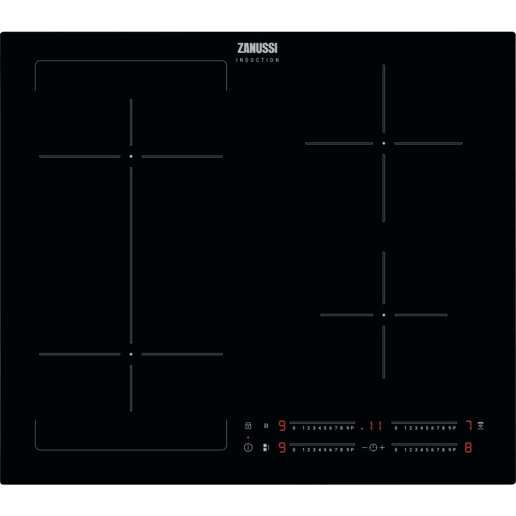 Refurbished Zanussi ZIFN644K 60cm JoinZone Induction Hob Black