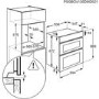 Refurbished Zanussi Series 20 ZKHNL3X1 60cm Double Built In Electric Oven Stainless Steel