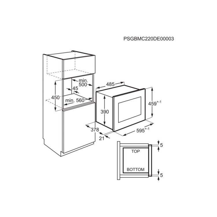 Zanussi Built-In Combination Microwave Oven - Stainless Steel