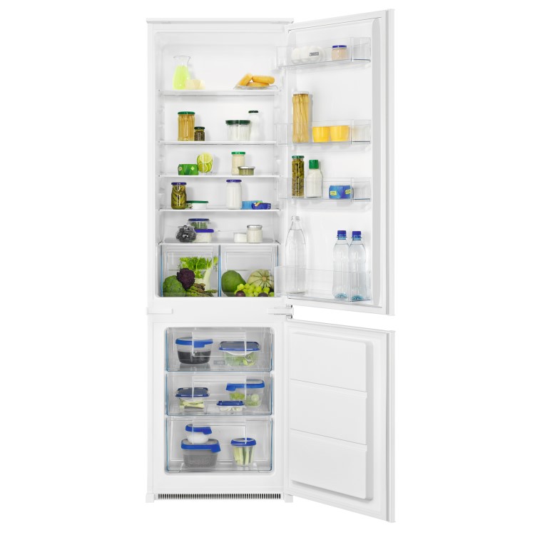 Zanussi 267 Litre 70/30 Low Frost Integrated Fridge Freezer