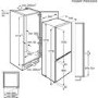 Zanussi 267 Litre 70/30 Low Frost Integrated Fridge Freezer