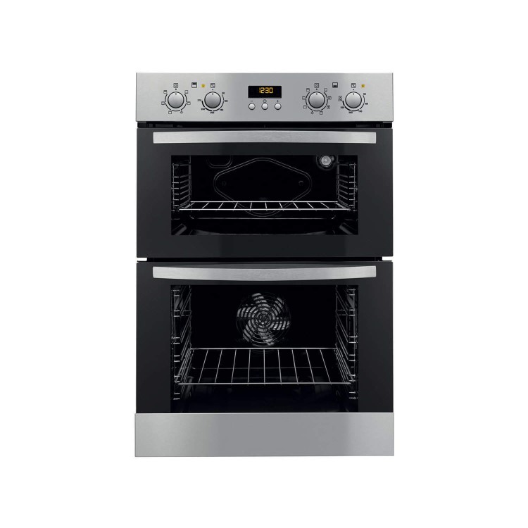 Zanussi ZOD35712XK Stainless Steel Electric Built-in Multifunction Double Oven