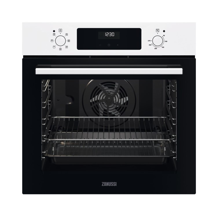 Zanussi ZOHCX3W2 FanCook Electric Built-in Single Oven - White