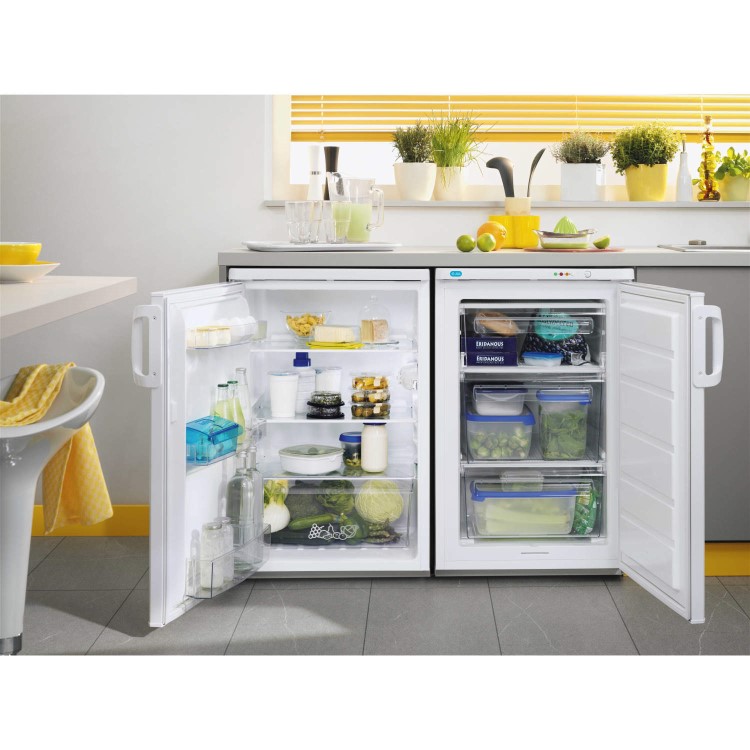 Zanussi ZRG16600WA 85x55cm 155 Litre Freestanding Under Counter Fridge White