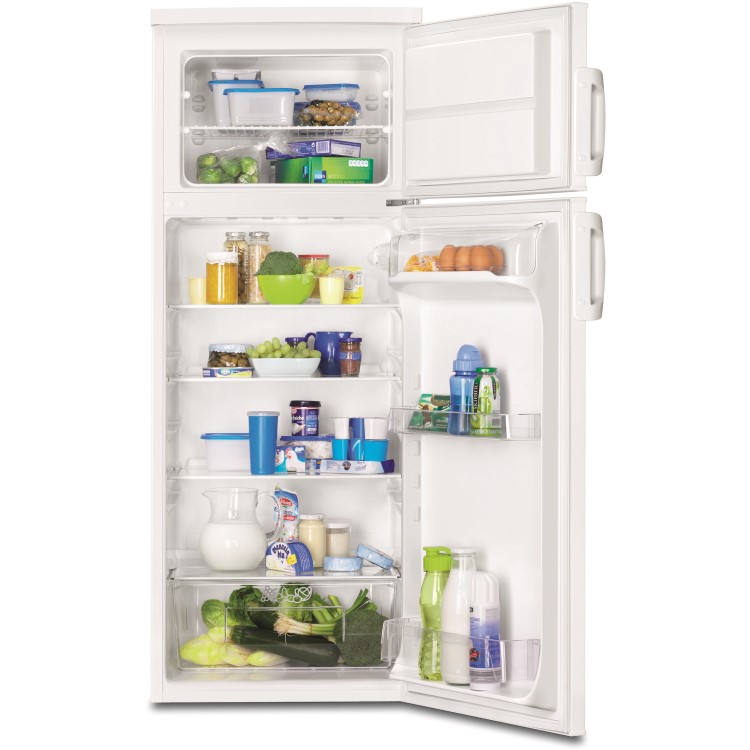 Zanussi ZRT23103WV 234 Litre Freestanding Fridge Freezer 80/20 Top Mount Split Fast Freeze 60cm Wide - White