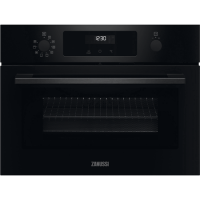 Zanussi Series 60 Built-In Compact Combination Oven Microwave and Grill - Black