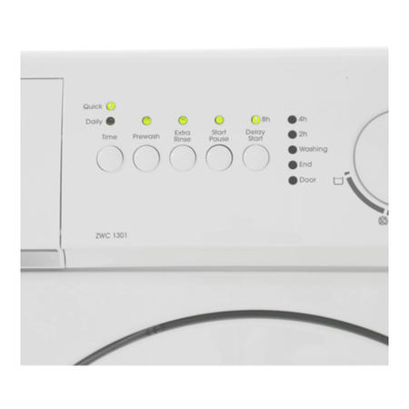 Zanussi 3kg 1300rpm Compact Washing Machine - White