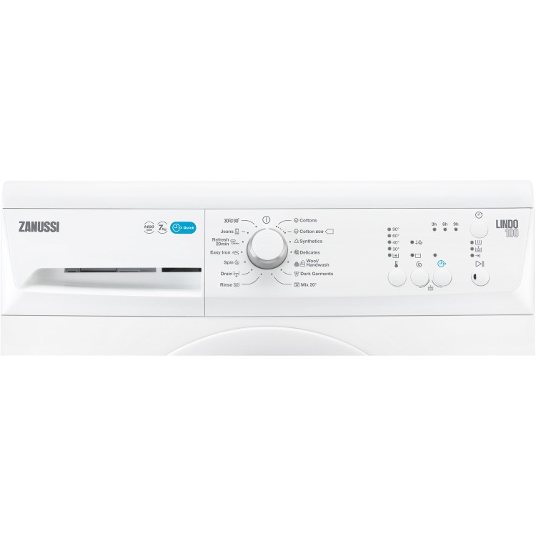 Zanussi ZWF71440W Lindo100 7kg 1400rpm Freestanding Washing Machine - White