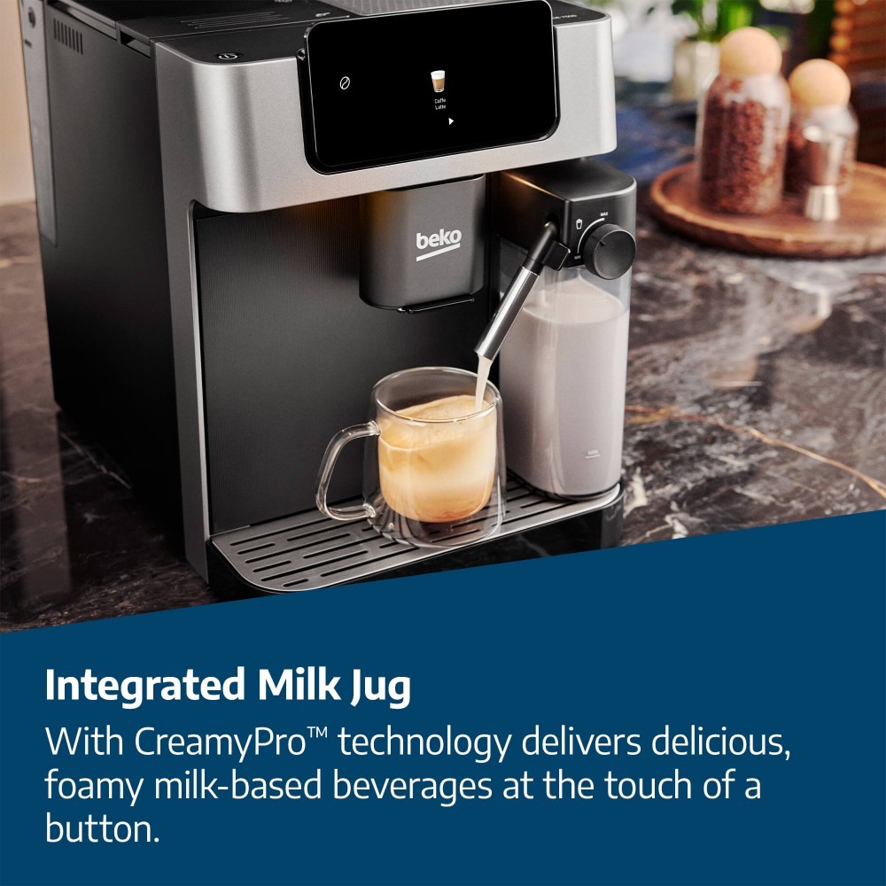 Integrated milk jug