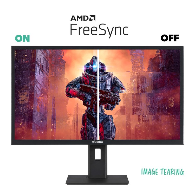 electriQ 28" 4K IPS UHD 144Hz Gaming and Business Monitor