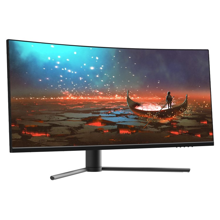 electriq eiQ-34SUWD180FSHQ 34" WQHD QLED 180Hz Curved Gaming Monitor