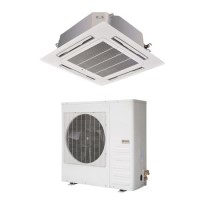 GRADE A1 - 36000 BTU Slim Ceiling Cassette Air Conditioner 10.5kW with Heat Pump