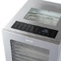 electriQ 14 Tray Commercial Style Food Dehydrator with side and top windows - Stainless Steel